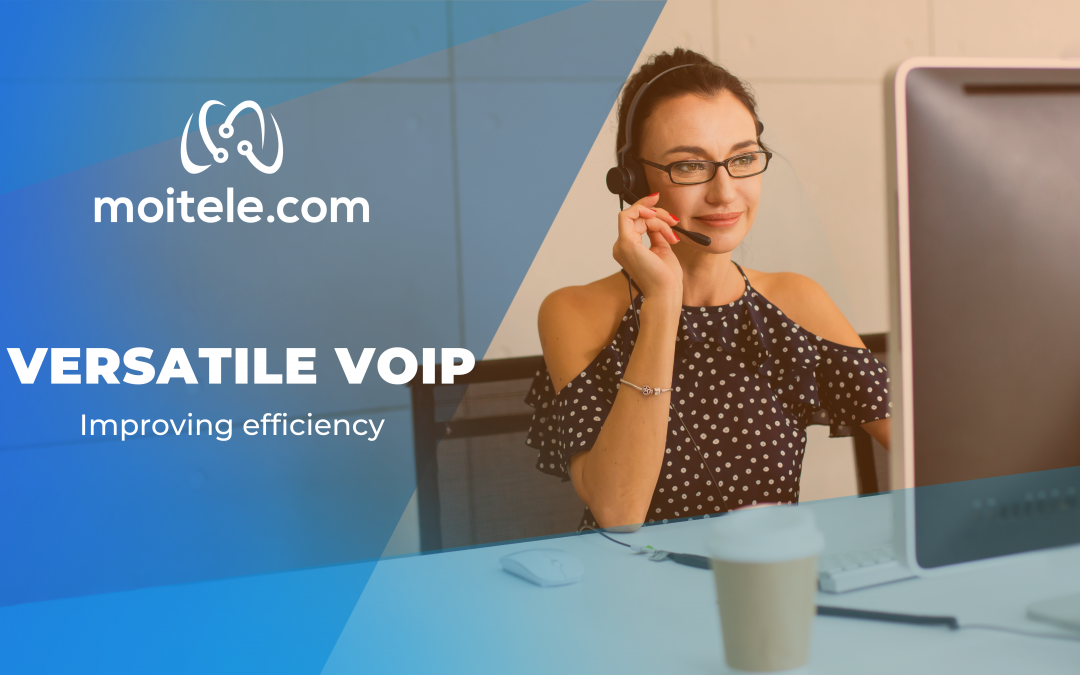 How can VoIP services be versatile to improve efficiency?